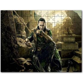 Cakapuzzle Thor 2 Filminden Sinsi Gülen Loki Mdf 500 Parça Puzzle
