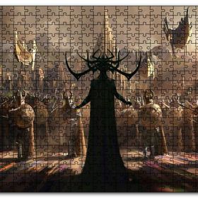 Cakapuzzle Thor Ragnarok Kompozisyon Ahşap 500 Parça Puzzle