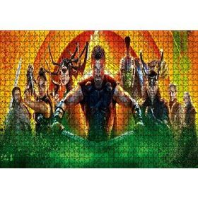 Cakapuzzle Thor Ragnarok Tüm Kahramanlar Ahşap 1000 Parça Puzzle