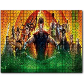 Cakapuzzle Thor Ragnarok Tüm Kahramanlar Ahşap 500 Parça Puzzle