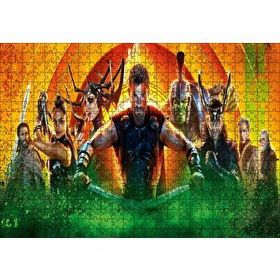 Cakapuzzle Thor Ragnarok Tüm Kahramanlar Ahşap 500 Parça Puzzle