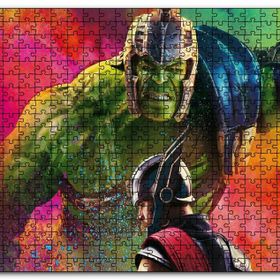 Cakapuzzle Thor ve Hulk Mdf 1000 Parça Puzzle