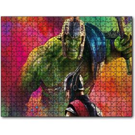 Cakapuzzle Thor ve Hulk Mdf 1000 Parça Puzzle