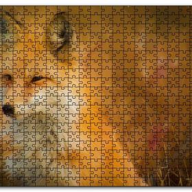 Cakapuzzle Tilki Artwork Mdf 500 Parça Puzzle