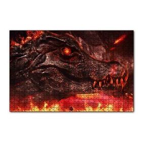 Cakapuzzle Timsah ve Cehennemi Lavlar 120 Parça Ahşap Puzzle