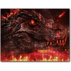 Cakapuzzle Timsah ve Cehennemi Lavlar Mdf 500 Parça Puzzle