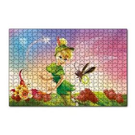 Cakapuzzle Tinkerbell Ve Arı Disney Prenses 120 Parça Ahşap Puzzle