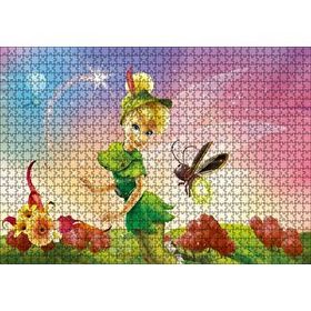 Cakapuzzle Tinkerbell Ve Arı Disney Prenses 120 Parça Ahşap Puzzle