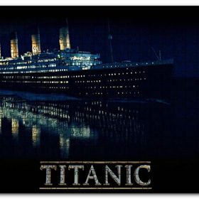 Cakapuzzle Titanic Gece ve Işıklar Mdf 120 Parça Puzzle
