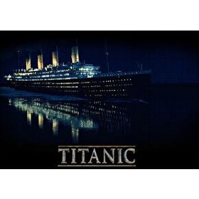 Cakapuzzle Titanic Gece ve Işıklar Yapboz MDF Puzzle