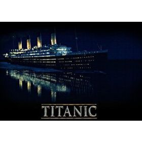 Cakapuzzle Titanic Gece ve Işıklar Yapboz MDF Puzzle