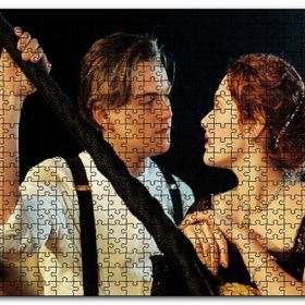 Cakapuzzle Titanic Jack Rose Güvertede Halatlara Tutunuyor Mdf 120 Parça Puzzle