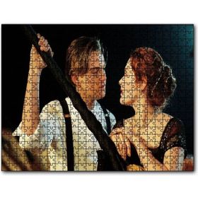 Cakapuzzle Titanic Jack Rose Güvertede Halatlara Tutunuyor Mdf 120 Parça Puzzle