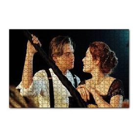 Cakapuzzle Titanic Jack ve Rose Aşk 120 Parça Ahşap Puzzle