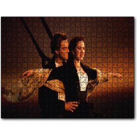 Cakapuzzle Titanic Jack ve Rose Günbatımı Güvertede 1000 Parça Puzzle