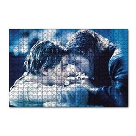 Cakapuzzle Titanic Jack ve Rose Veda 120 Parça Ahşap Puzzle
