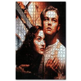 Cakapuzzle Titanic Leonardo Di Caprio ve Kate Winslett Ahşap 1000 Parça Puzzle