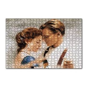 Cakapuzzle Titanic Rose ve Jack Dans Ediyor 120 Parça Ahşap Puzzle