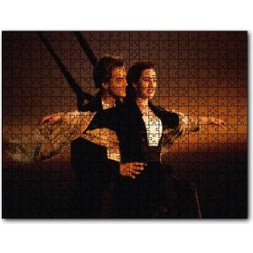 Cakapuzzle Titanic Rose ve Jack Uçuyor Mdf 120 Parça Puzzle