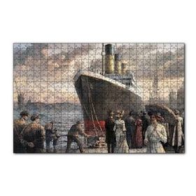 Cakapuzzle Titanik İlk ve Son Yolcuları 120 Parça Ahşap Puzzle
