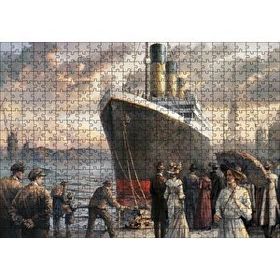 Cakapuzzle Titanik İlk ve Son Yolcuları 120 Parça Ahşap Puzzle