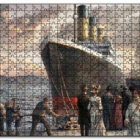 Cakapuzzle Titanik İlk ve Son Yolcuları Mdf 255 Parça Puzzle