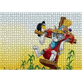 Cakapuzzle Tom ve Jerry Fare Sorunu 120 Parça Ahşap Puzzle