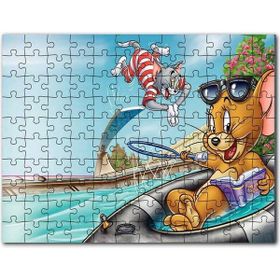 Cakapuzzle Tom ve Jerry Fur Flying Mdf 255 Parça Puzzle