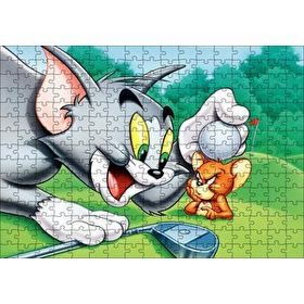 Cakapuzzle Tom ve Jerry Golf Sahası 255 Parça Puzzle