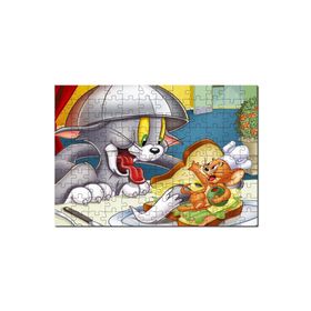 Cakapuzzle Tom ve Jerry Kovalayan Oyunlar Ev Mdf 1000 Parça Puzzle