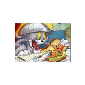 Cakapuzzle Tom ve Jerry Kovalayan Oyunlar Ev Mdf 120 Parça Puzzle