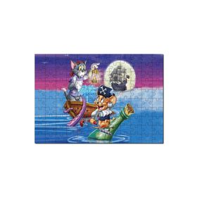 Cakapuzzle Tom ve Jerry Shiver Me Bıyık 120 Parça Ahşap Puzzle