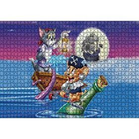 Cakapuzzle Tom ve Jerry Shiver Me Bıyık 120 Parça Ahşap Puzzle