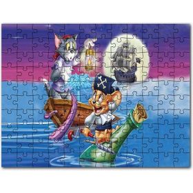 Cakapuzzle Tom ve Jerry Shiver Me Bıyık Mdf 500 Parça Puzzle