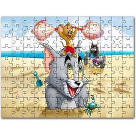 Cakapuzzle Tom ve Jerry Tough Tumble Mdf 1000 Parça Puzzle