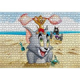 Cakapuzzle Tom ve Jerry Tough Tumble Mdf 1000 Parça Puzzle