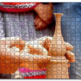 Cakapuzzle Toprak Çömlek Yapan Eller Mdf 1000 Parça Puzzle
