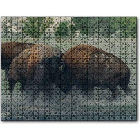 Cakapuzzle Toslaşan Bizonlar 255 Parça Puzzle