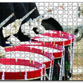 Cakapuzzle Trampetler Kırmızı Ahşap 500 Parça Puzzle