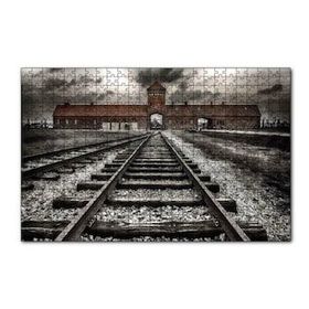 Cakapuzzle Tren Rayları ve Tarihi Bina 120 Parça Ahşap Puzzle