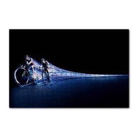 Cakapuzzle Triatlon Pedal İllüstrasyon 120 Parça Ahşap Puzzle