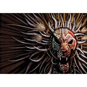 Cakapuzzle Tribal Aslan Kafası Maske Mdf 255 Parça Puzzle