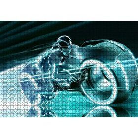 Cakapuzzle Tron Legacy Motor ve Sürücüsü 120 Parça Ahşap Puzzle