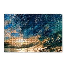 Cakapuzzle Tropikal Cennet Okyanus Sörf Dalga Güneş Işığı 255 Parça Puzzle