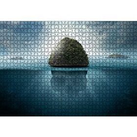 Cakapuzzle Tropikal Kurukafa Adası 1000 Parça Puzzle