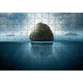 Cakapuzzle Tropikal Kurukafa Adası 120 Parça Ahşap Puzzle