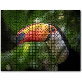 Cakapuzzle Tropikal Kuş Tucan Yakın Plan Mdf 1000 Parça Puzzle