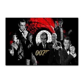 Cakapuzzle Tüm James Bondlar Bir Arada 120 Parça Ahşap Puzzle