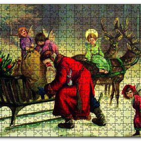Cakapuzzle Tüm Noel Eğlencesi Sizin Olsun Noel Baba Mdf 120 Parça Puzzle