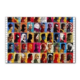 Cakapuzzle Tüm Süper Kahramanlar Vesikalık 120 Parça Ahşap Puzzle